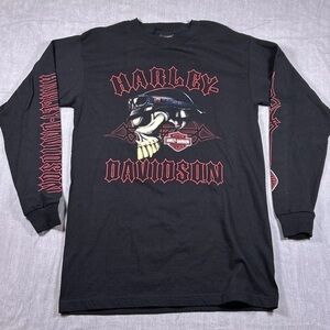 Vintage Harley-Davidson Boswell's Nashville TN Long Sleeve Shirt Medium